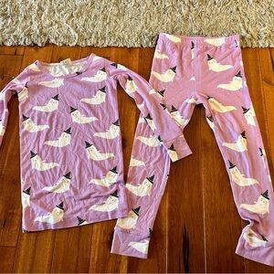 Spearmint Love purpleHalloween Ghost bamboo Pajamas size 6